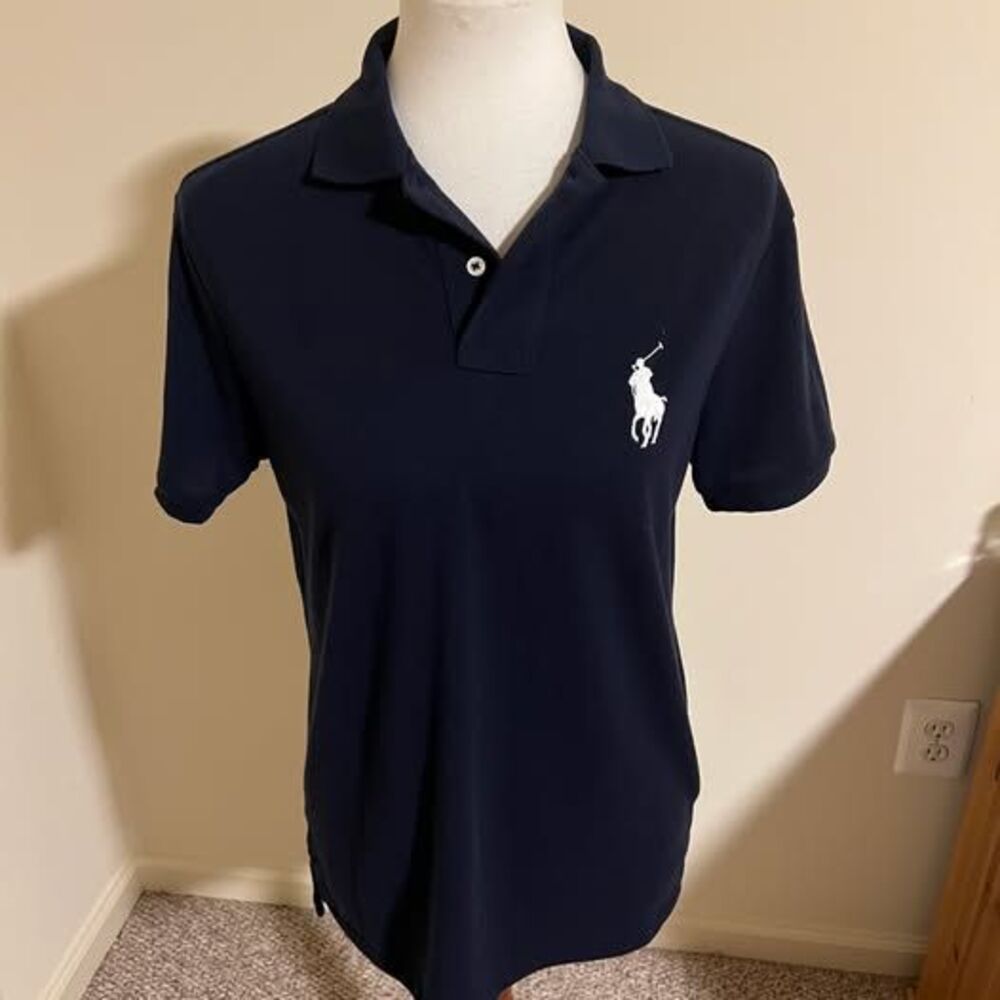 Polo Ralph Lauren Olympic Team 2020 Navy Polo Shirt Small